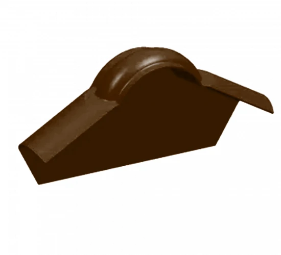 Тапа за горен капак на ПВЦ керемида - кафяв.png